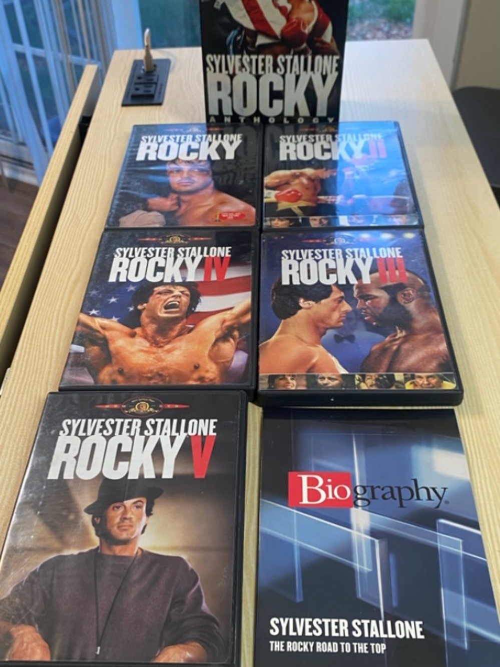Rocky Movie dvd Collection - Sylvester Stallone - Black & Red